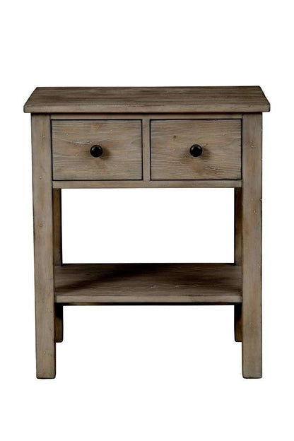 Origins by Alpine - Classic Nightstand in Natural Grey - 1817-02 veiw 1