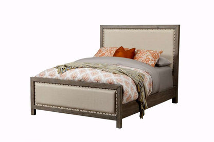 Origins by Alpine - Classic Standard King Bed in Grey - 1817-07EK veiw 1