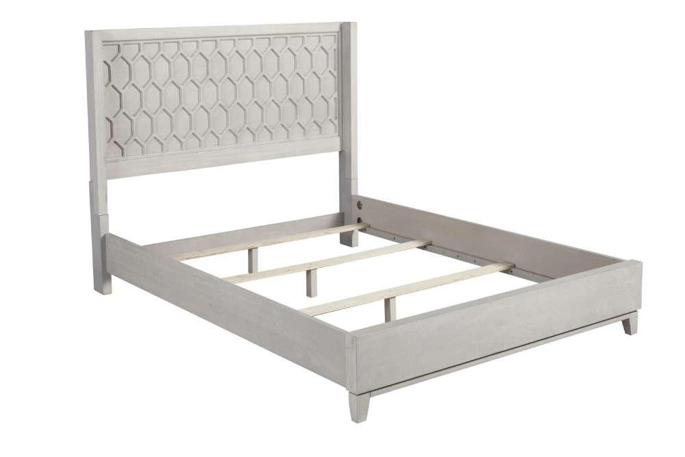 Origins by Alpine - Denver California King Panel Bed in Grey - 2013-07CK veiw 8