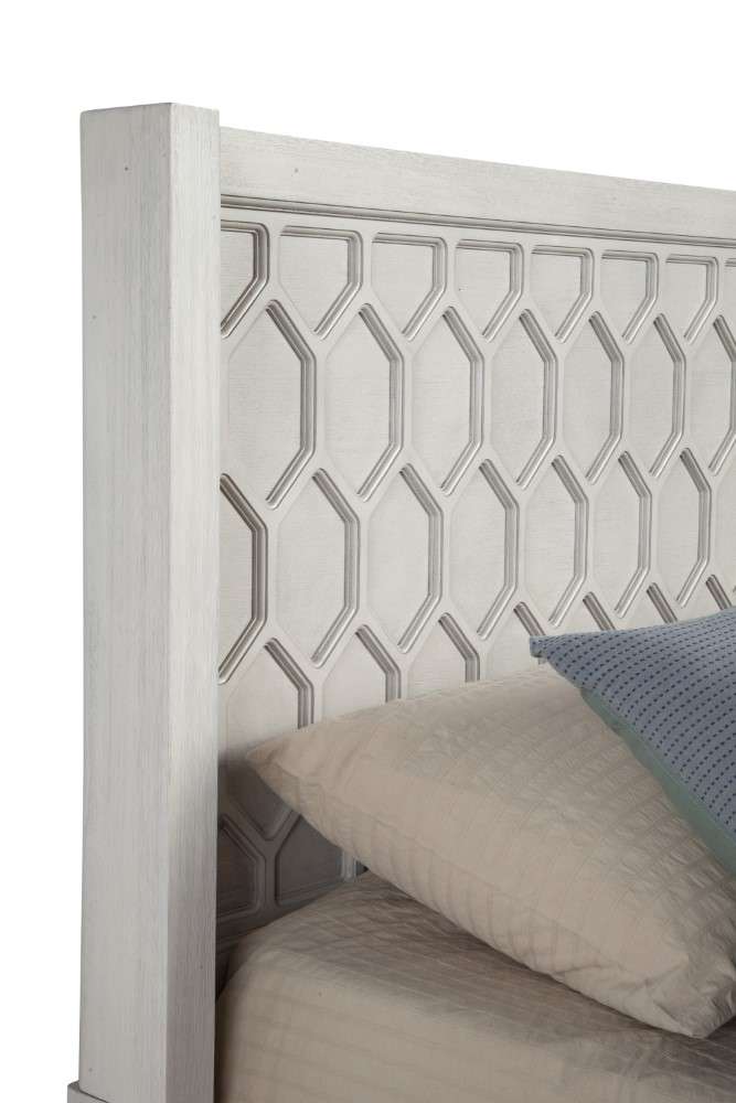 Origins by Alpine - Denver Full Size Panel Bed in Grey - 2013-08F veiw 4