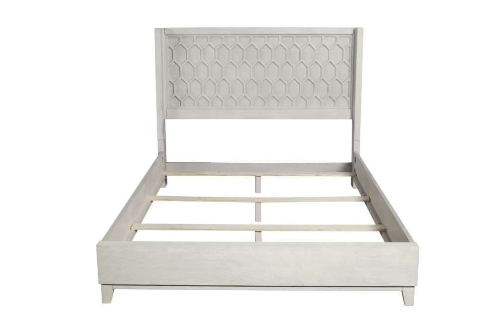 Origins by Alpine - Denver Full Size Panel Bed in Grey - 2013-08F veiw 9