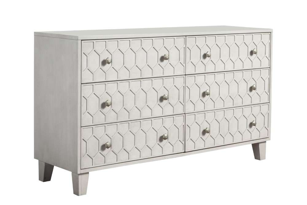 Origins by Alpine - Denver Six Drawer Dresser in Grey - 2013-03 veiw 1