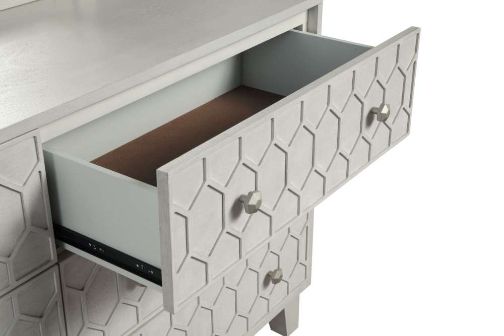 Origins by Alpine - Denver Six Drawer Dresser in Grey - 2013-03 veiw 3