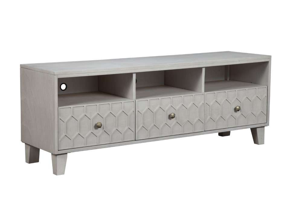 Origins by Alpine - Denver TV Console in Grey - 2013-10 veiw 3