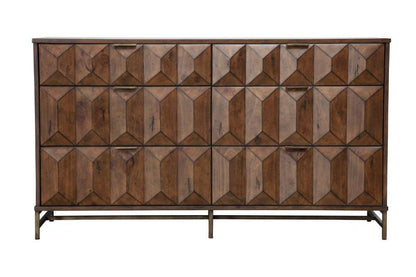 Origins by Alpine - Trig 6 Drawer Dresser in Mahogany - 5300-03 veiw 1