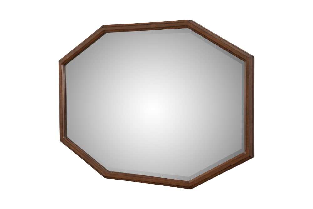 Origins by Alpine - Trig Mirror in Brown - 5300-06 veiw 2