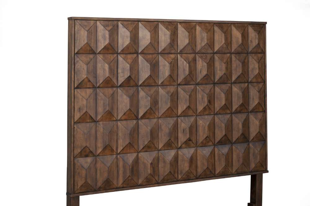 Origins by Alpine - Trig Standard King Panel Bed in Mahogany - 5300-07EK veiw 7