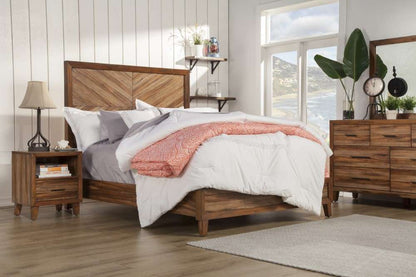 Origins by Alpine - Trinidad California King Bed in Brown - 2500-07CK veiw 5
