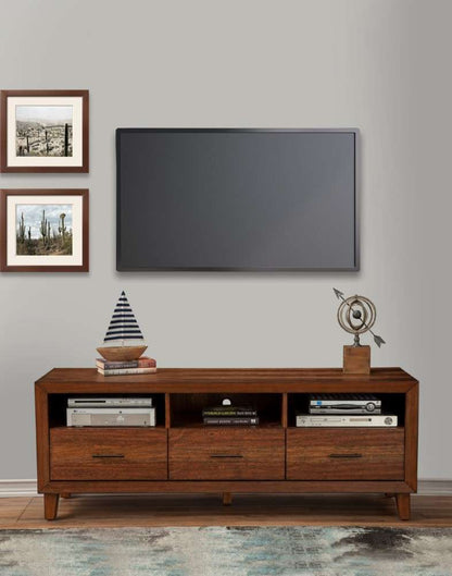 Origins by Alpine - Trinidad TV Console in Toffee - 2500-10 veiw 2