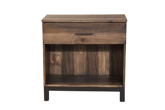 Origins by Alpine - Weston Nightstand in Pine - 3500-02 veiw 1