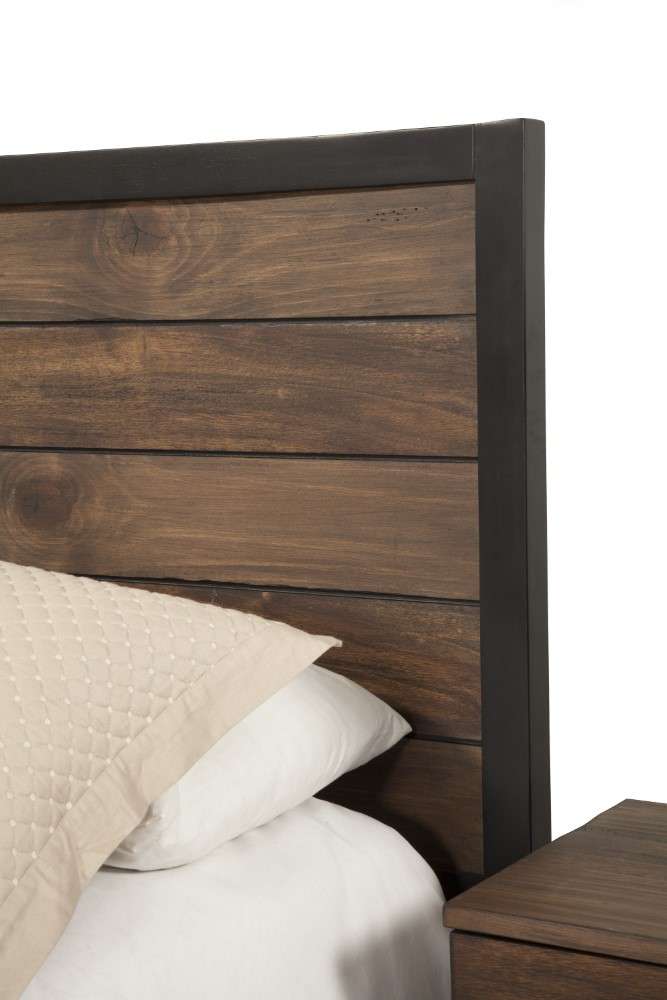 Origins by Alpine - Weston Queen Bed in Pine - 3500-01Q veiw 6
