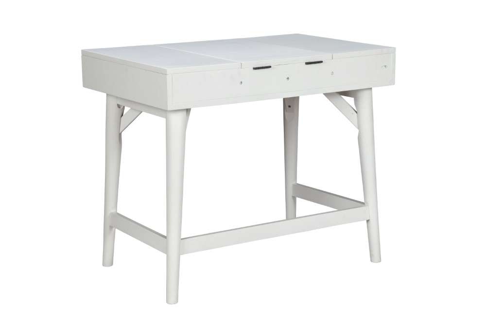 Origins by Alpine - White Pearl Bedroom Vanity in White - 6400-19 veiw 1