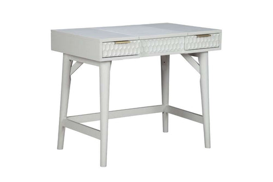 Origins by Alpine - White Pearl Bedroom Vanity in White - 6400-19 veiw 2