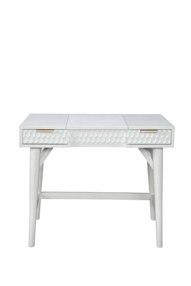 Origins by Alpine - White Pearl Bedroom Vanity in White - 6400-19 veiw 5