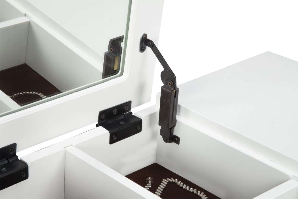 Origins by Alpine - White Pearl Bedroom Vanity in White - 6400-19 veiw 8