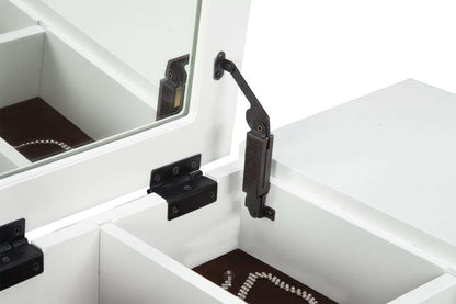 Origins by Alpine - White Pearl Bedroom Vanity in White - 6400-19 veiw 8