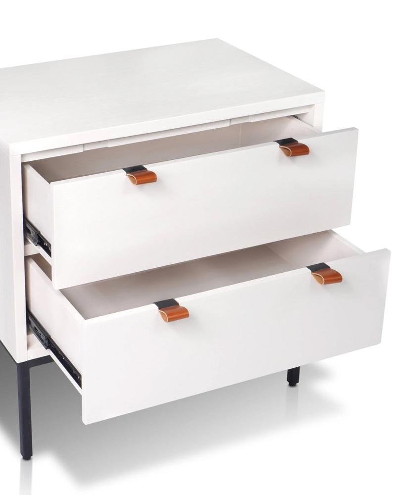 Origins by Alpine - Wilma Nightstand - NS-35 veiw 4