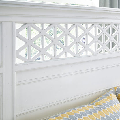 Palmetto Home - Cane Bay Queen Fretwork Panel Bed Complete - 472-230C view 2