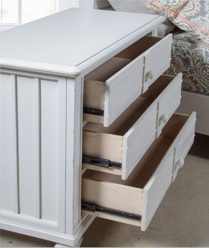Palmetto Home - Cane Bay Three Drawer Nightstand - 472-350 view 3
