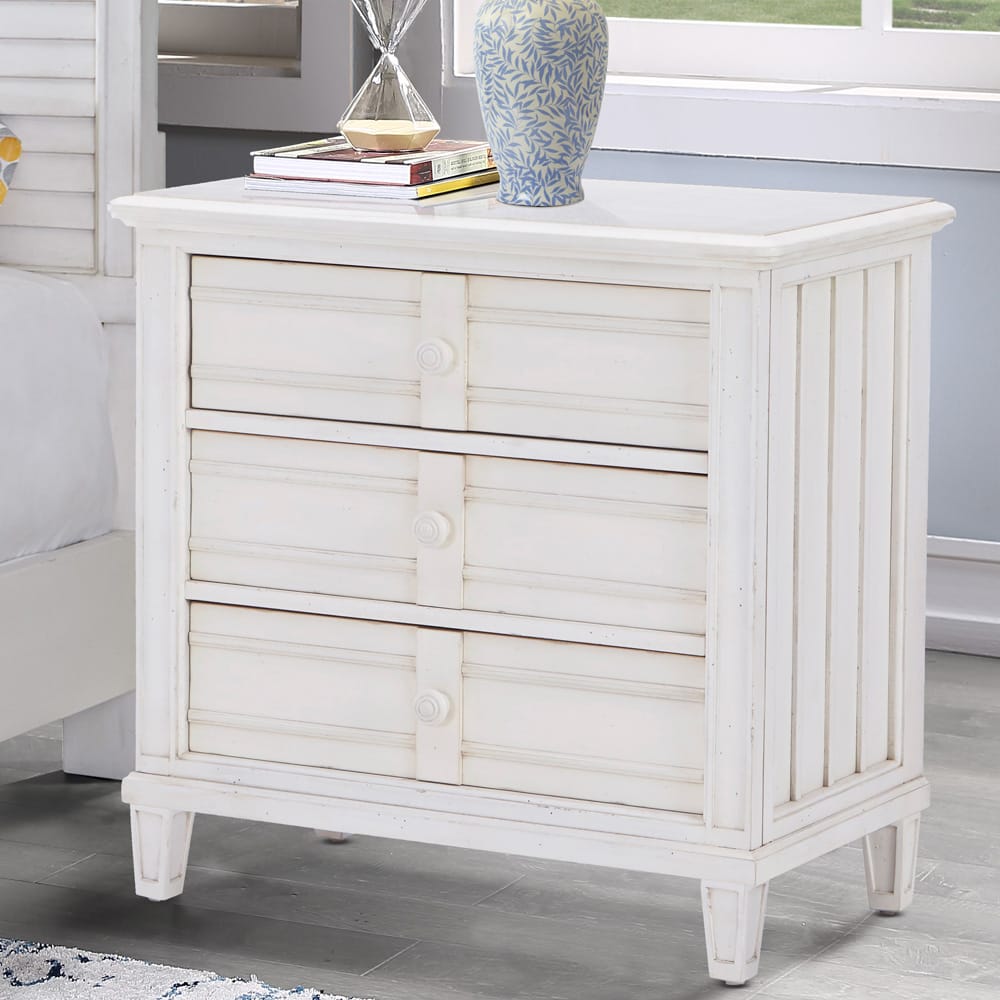 Palmetto Home - Cane Bay Three Drawer Nightstand - 472-350 view 4