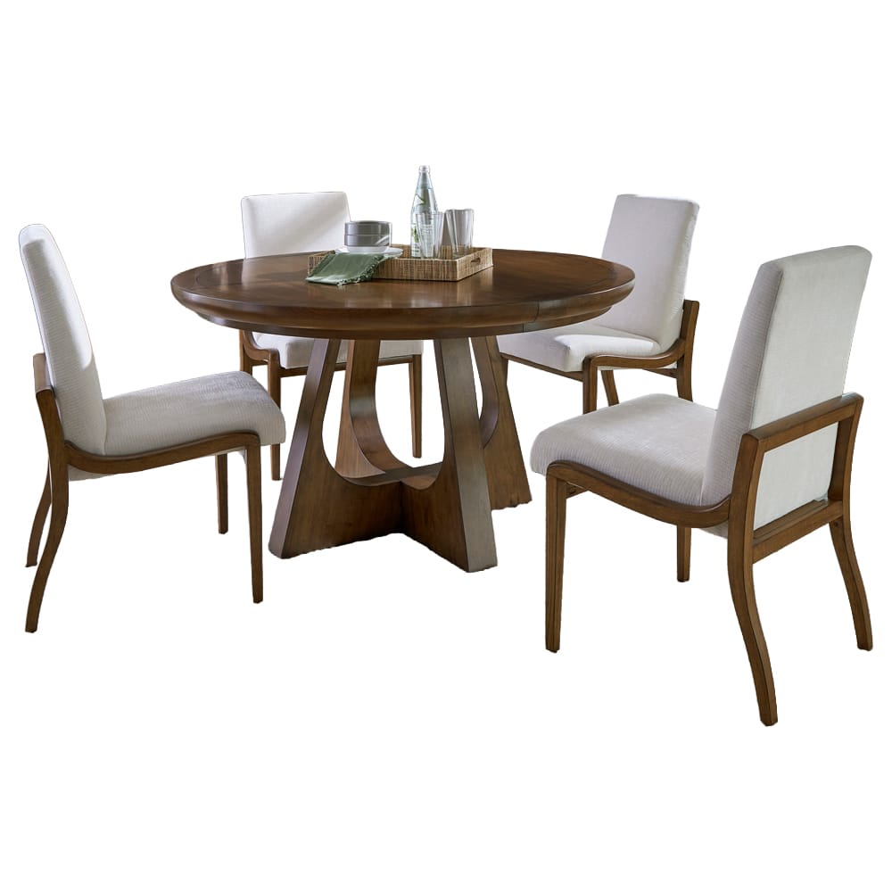 Palmetto Home - Manhattan Round 5-piece Dining Set - 350-650-5PC view 1