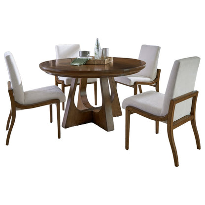 Palmetto Home - Manhattan Round 5-piece Dining Set - 350-650-5PC view 1