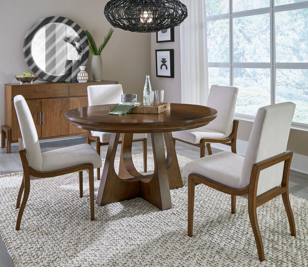 Palmetto Home - Manhattan Round 6-piece Dining Set - 350-650-6PC view 1