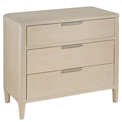 Palmetto Home - Pearl 3-drawer Nightstand with USB port - 230-3502 view 3