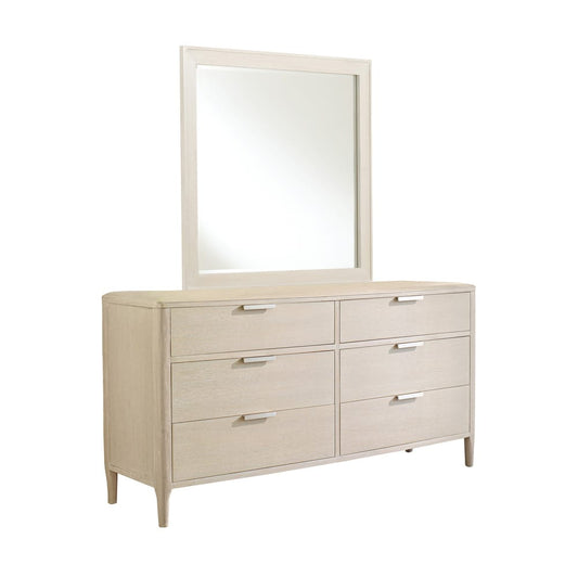 Palmetto Home - Pearl 6-Drawer Dresser and Landscape Wood Mirror Combo - 230-140-04M2 view 1