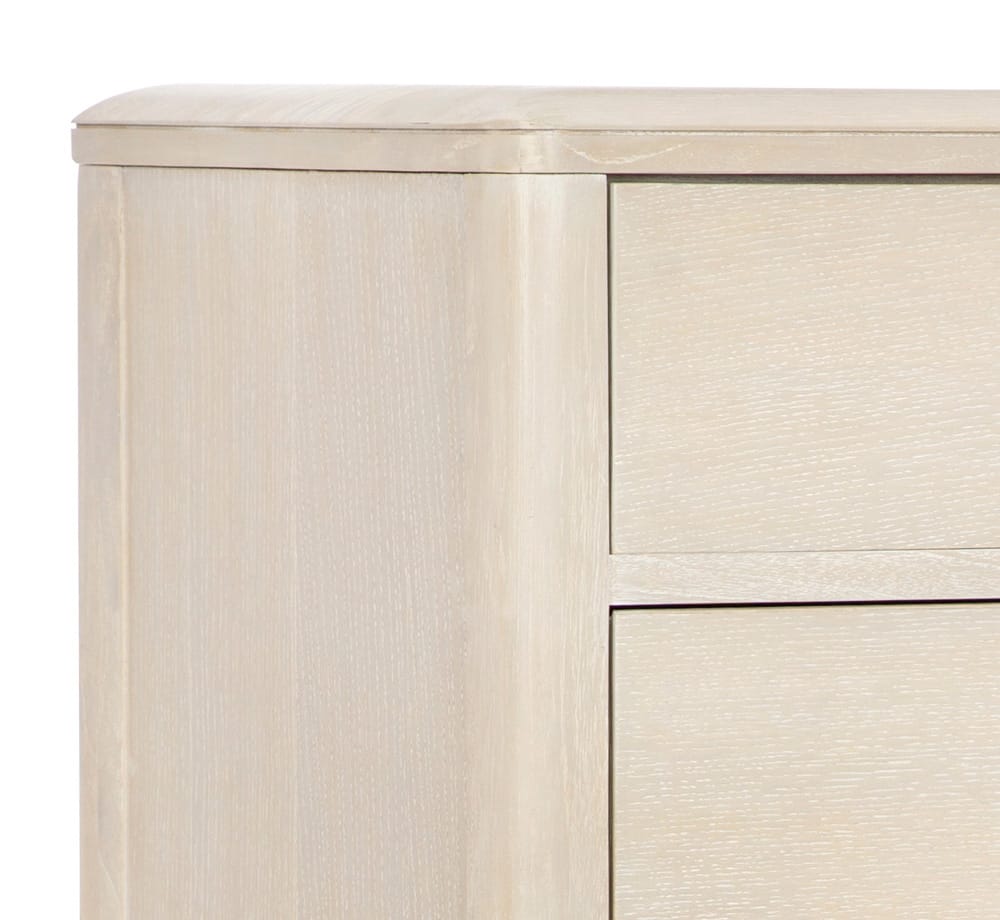 Palmetto Home - Pearl 6-Drawer Dresser and Woven Round Mirror Combo - 230-140-05M2 view 4