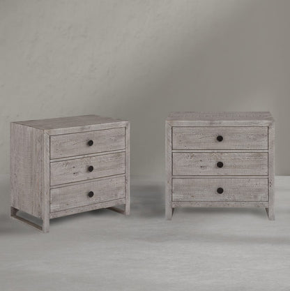 Palmetto Home - Studio 20 Three Drawer Nightstand - Set of 2 - 469-350-2PC view 1
