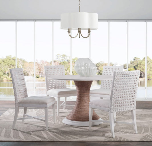 Panama Jack - Boca Grande Abaca Round 5-Piece Dining Set - 150-650-632S view 1