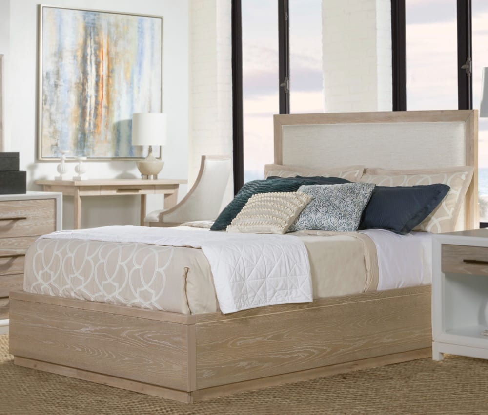Panama Jack - Boca Grande Queen Panel Upholstered Platform Bed - 150-211C view 5