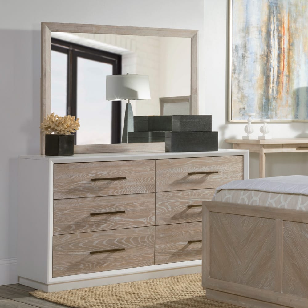 Panama Jack - Boca Grande Six Drawer Dresser and Mirror Combo - 150-140DM view 2
