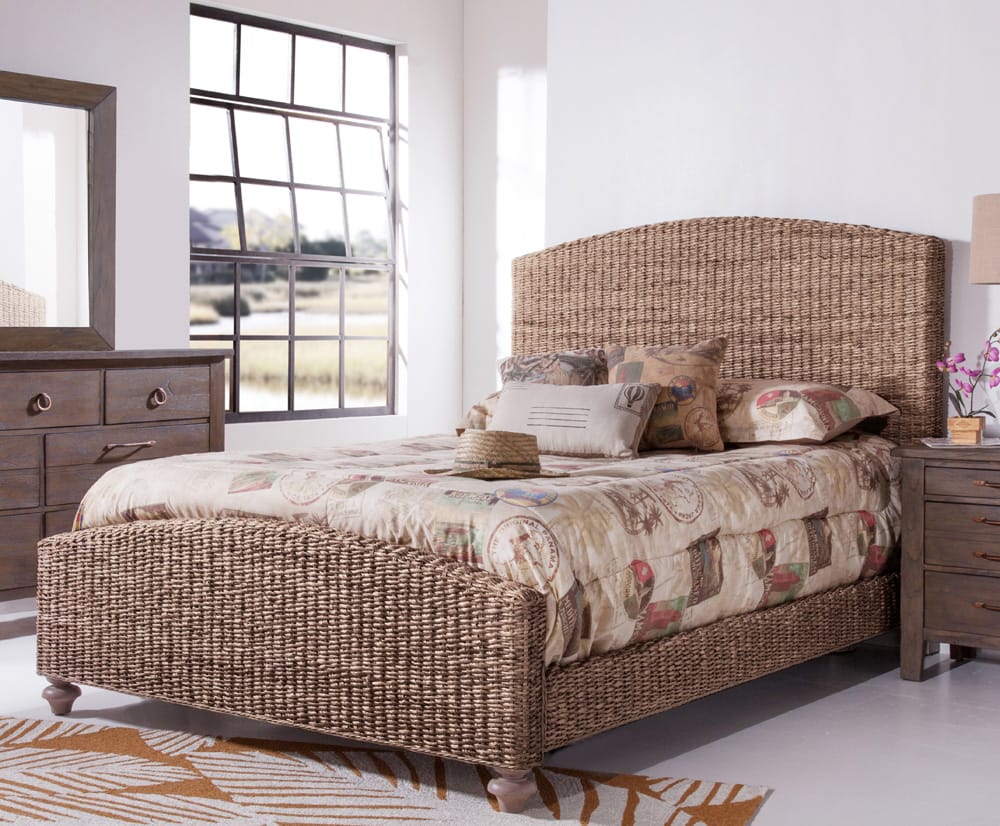 Panama Jack - Driftwood Queen Gray Woven Bed - 124-215C view 8