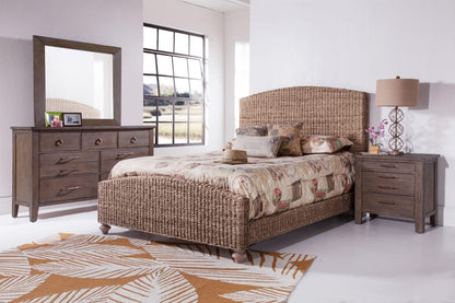 Panama Jack - Driftwood Queen Gray Woven Bed - 124-215C view 9