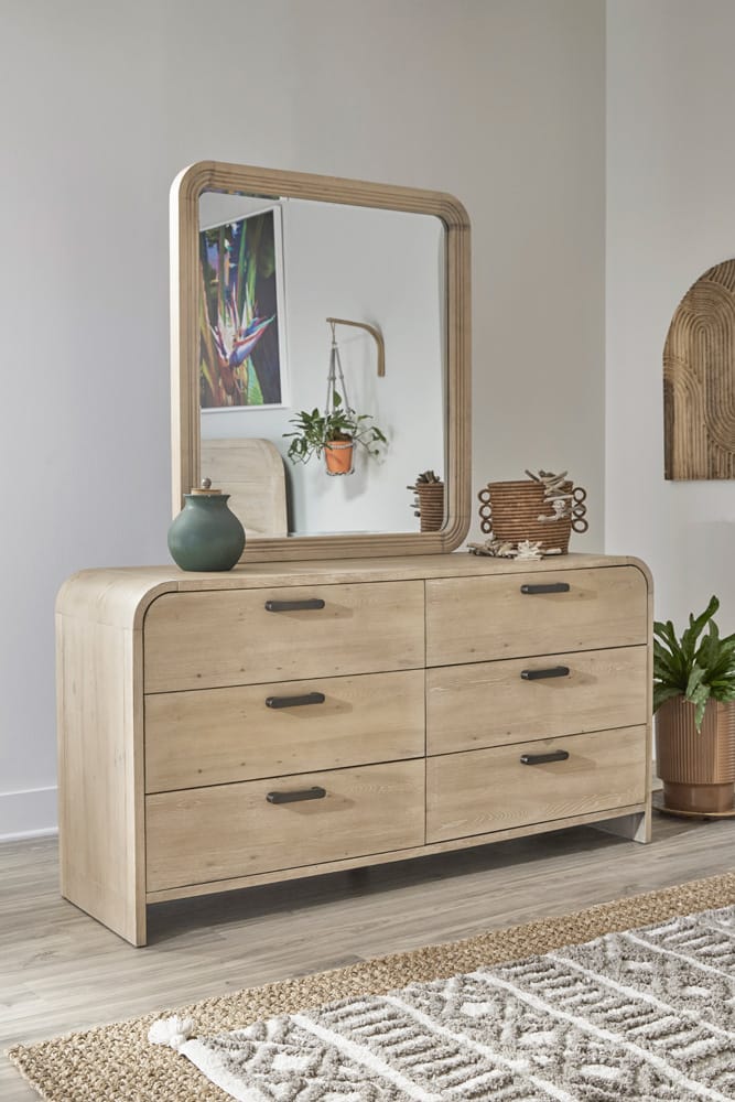 Panama Jack - Melia 6-drawer Dresser and Mirror - 145-DM view 3