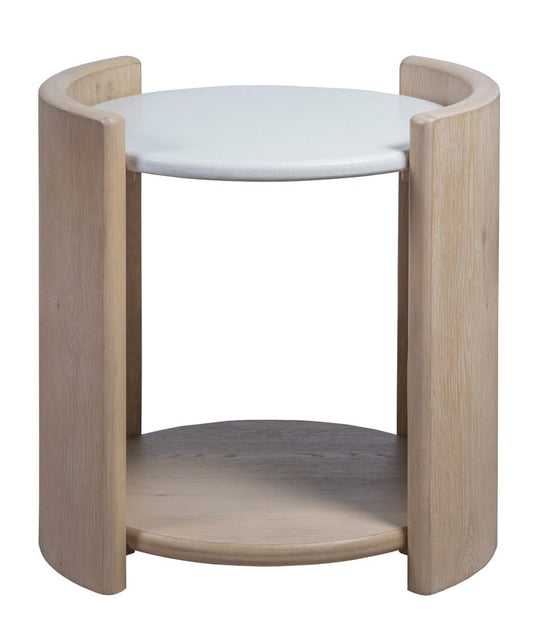 Panama Jack - Melia Round End Table with Quartz Top - 145-802 view 2
