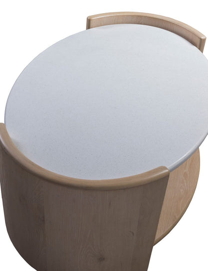 Panama Jack - Melia Round End Table with Quartz Top - 145-802 view 4