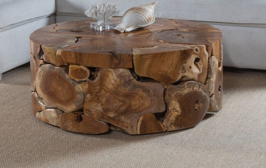 Panama Jack - Organics Natural Round Cocktail Table - 501-702 view 2