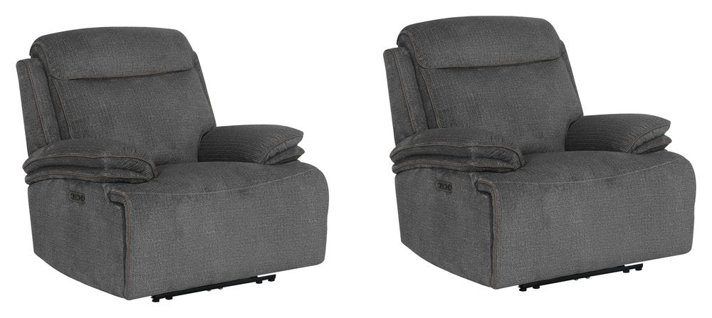 Parker House - Alpine - Airy Midnight Power Zero Gravity Recliner (Set of 2) - Airy Midnight - MALP#812PHZ-2-AIMD view 1