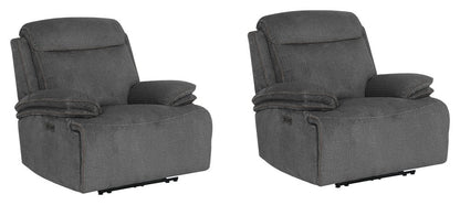 Parker House - Alpine - Airy Midnight Power Zero Gravity Recliner (Set of 2) - Airy Midnight - MALP#812PHZ-2-AIMD view 1