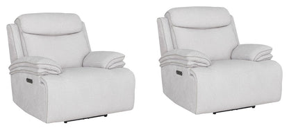 Parker House - Alpine - Airy Snow Power Zero Gravity Recliner (Set of 2) - Airy Snow - MALP#812PHZ-2-AISN view 1