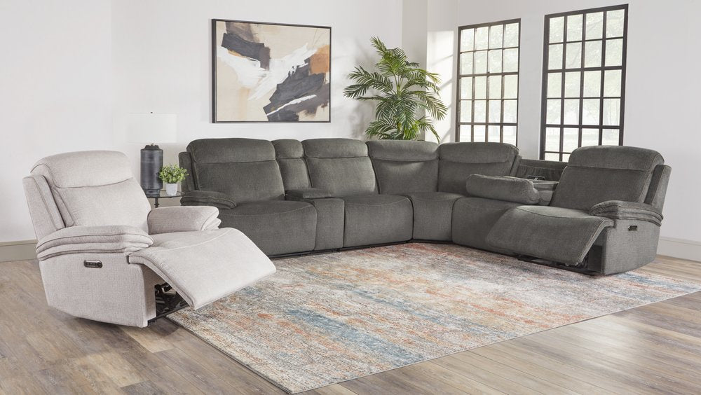 Parker House - Alpine - Airy Snow Power Zero Gravity Recliner (Set of 2) - Airy Snow - MALP#812PHZ-2-AISN view 4
