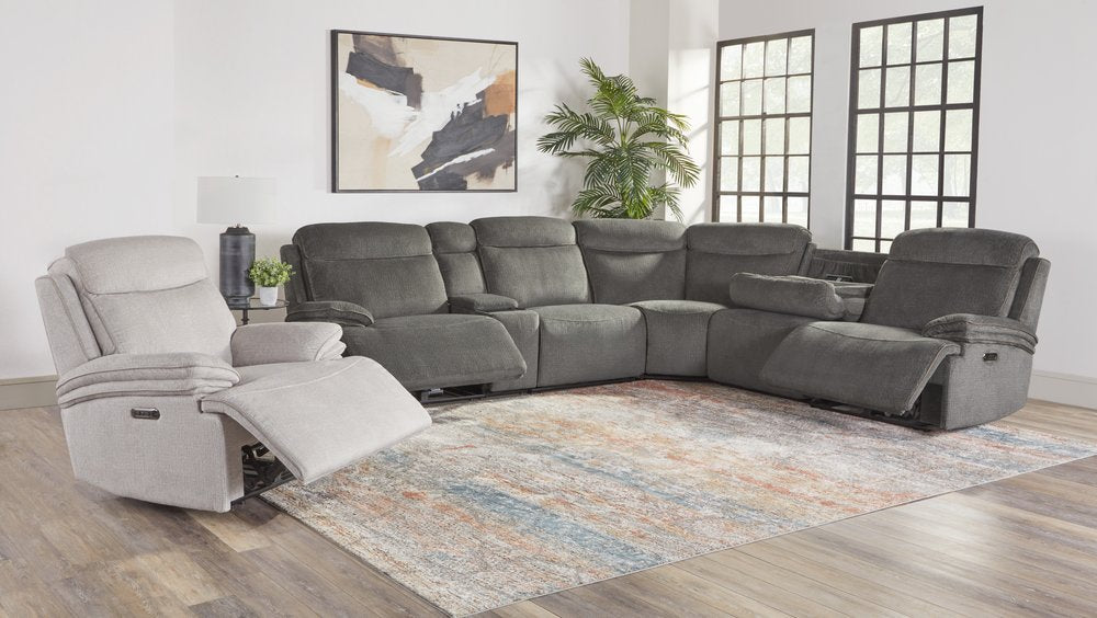 Parker House - Alpine - Airy Snow Power Zero Gravity Recliner (Set of 2) - Airy Snow - MALP#812PHZ-2-AISN view 5