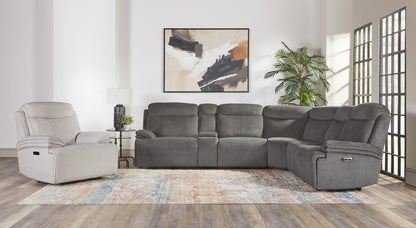 Parker House - Alpine - Airy Snow Power Zero Gravity Recliner (Set of 2) - Airy Snow - MALP#812PHZ-2-AISN view 6