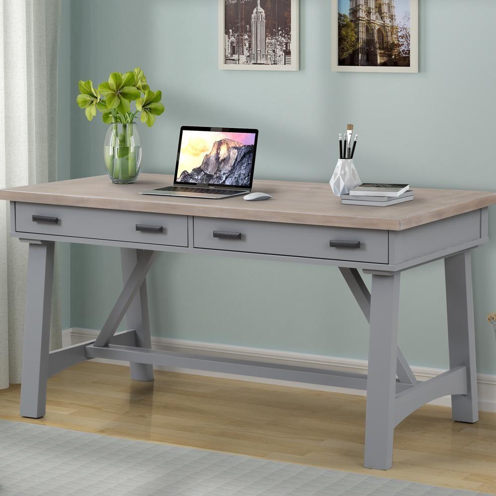Parker House - Americana Modern 60 in. Writing Desk in Dove - AME360D-DOV view 2