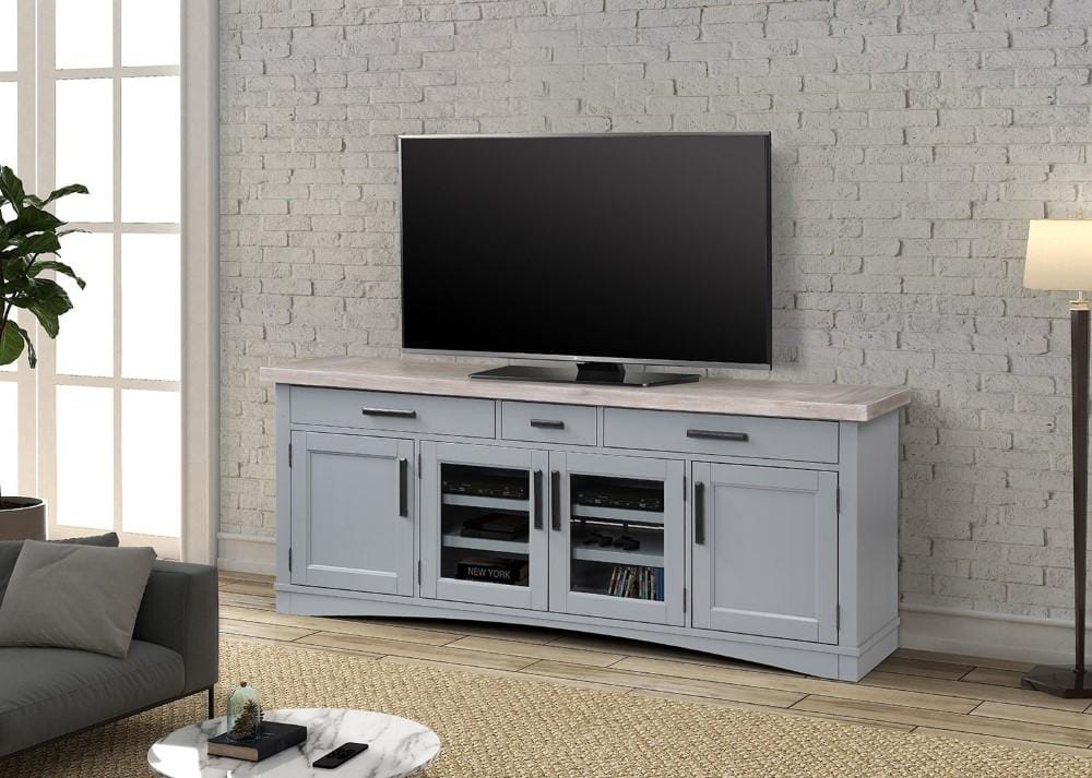 Parker House - Americana Modern 76 in. TV Console in Dove - AME76-DOV view 2