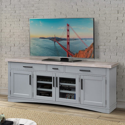 Parker House - Americana Modern 76 in. TV Console in Dove - AME76-DOV view 3