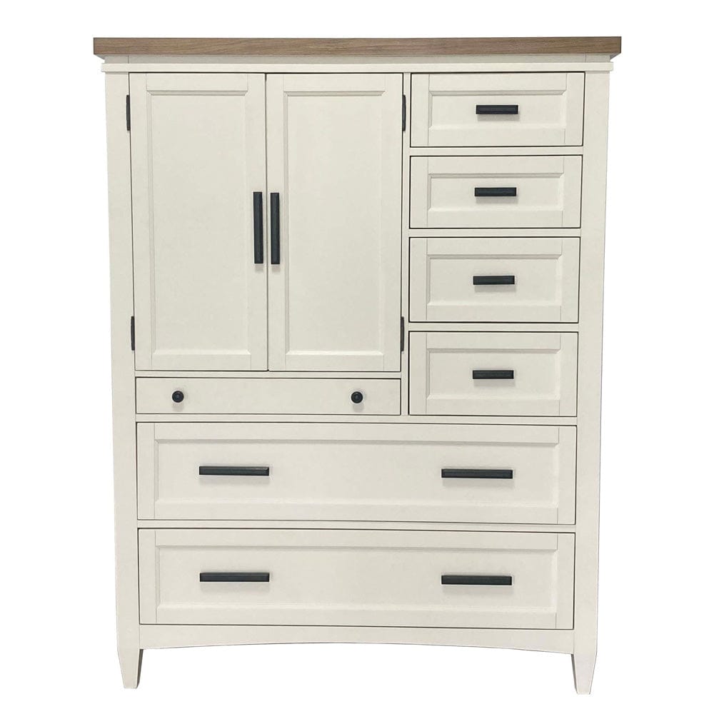 Parker House - Americana Modern Bedroom 2 Door Chest with 7 Drawer and work station - BAME#42507-COT view 2